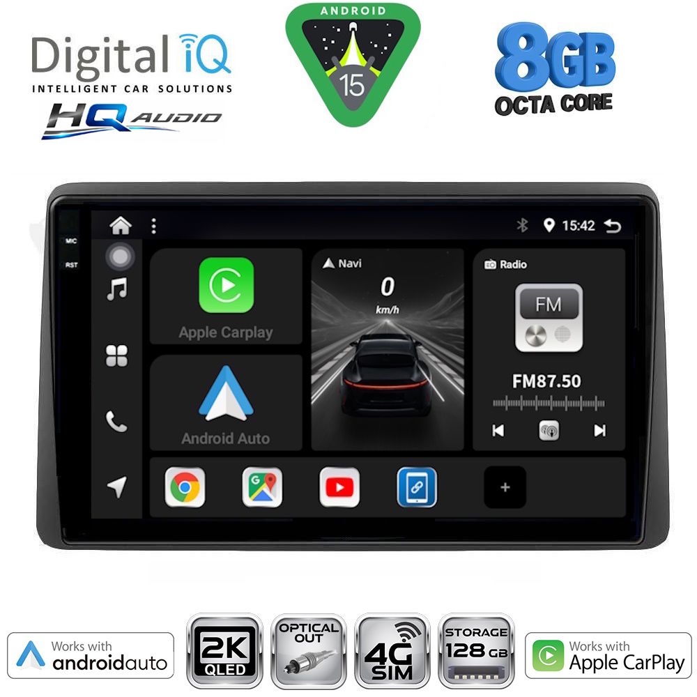 DIGITAL IQ BXK 20104_CPAA (10inc) MULTIMEDIA TABLET for DACIA DUSTER mod. 2019-2026 DIGITAL IQ BXK 20104_CPAA (10inc) MULTIMEDIA TABLET for DACIA DUSTER mod. 2019-2026