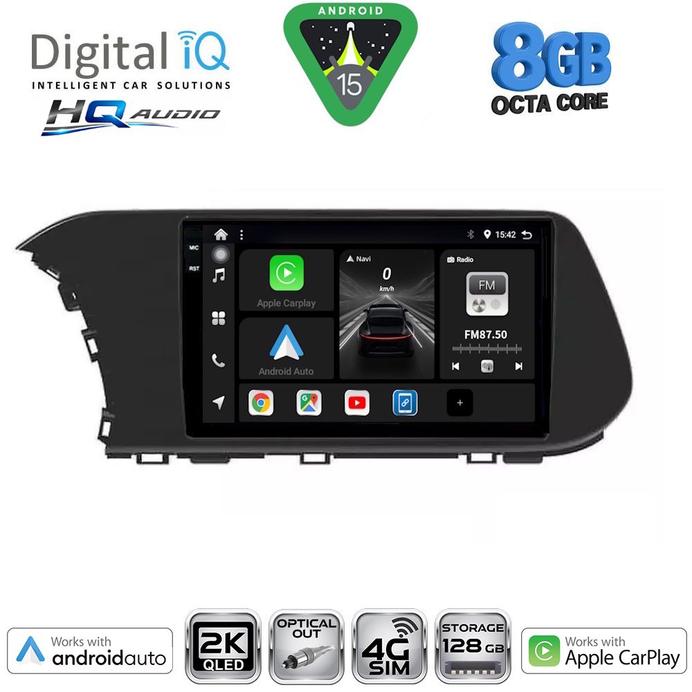 DIGITAL IQ BXK 20220_CPAA (10inc) MULTIMEDIA TABLET for HYUNDAI i20 - BAYON mod. 2020-2026 DIGITAL IQ BXK 20220_CPAA (10inc) MULTIMEDIA TABLET for HYUNDAI i20 - BAYON mod. 2020-2026
