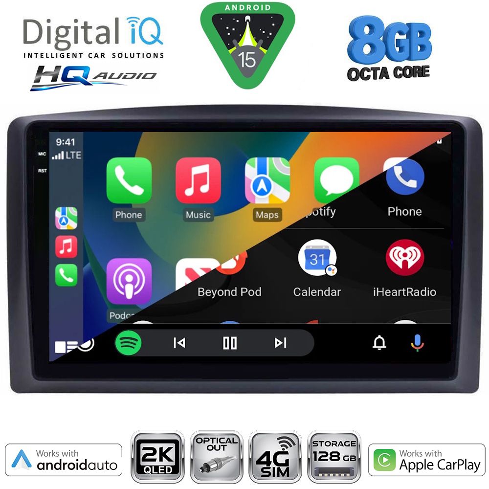 DIGITAL IQ BXK 20421_CPAA (10inc) MULTIMEDIA TABLET for MERCEDES VITO – VIANO (W447) mod. 2015-2022 DIGITAL IQ BXK 20421_CPAA (10inc) MULTIMEDIA TABLET for MERCEDES VITO – VIANO (W447) mod. 2015-2022