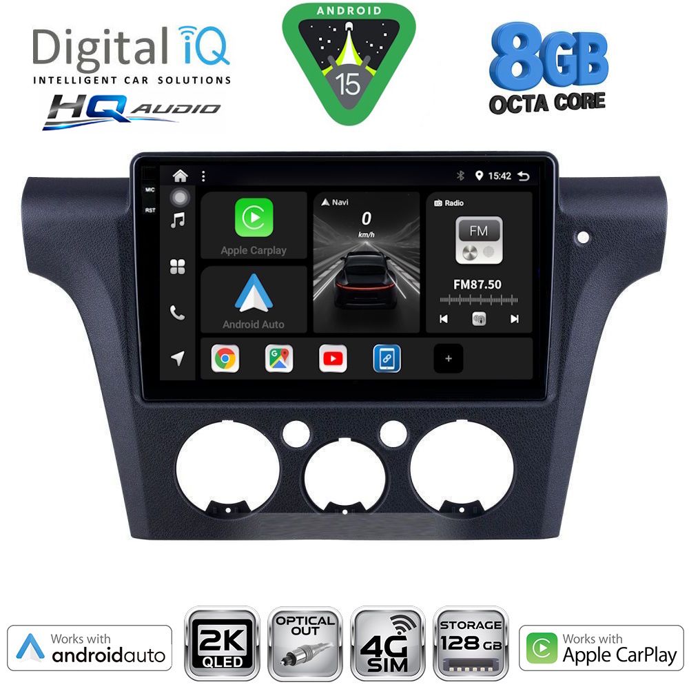 DIGITAL IQ BXK 20441_CPAA CLIMA (10inc) MULTIMEDIA TABLET for MITSUBISHI OUTLANDER mod. 2001-2005 with CLIMA DIGITAL IQ BXK 20441_CPAA CLIMA (10inc) MULTIMEDIA TABLET for MITSUBISHI OUTLANDER mod. 2001-2005 with CLIMA