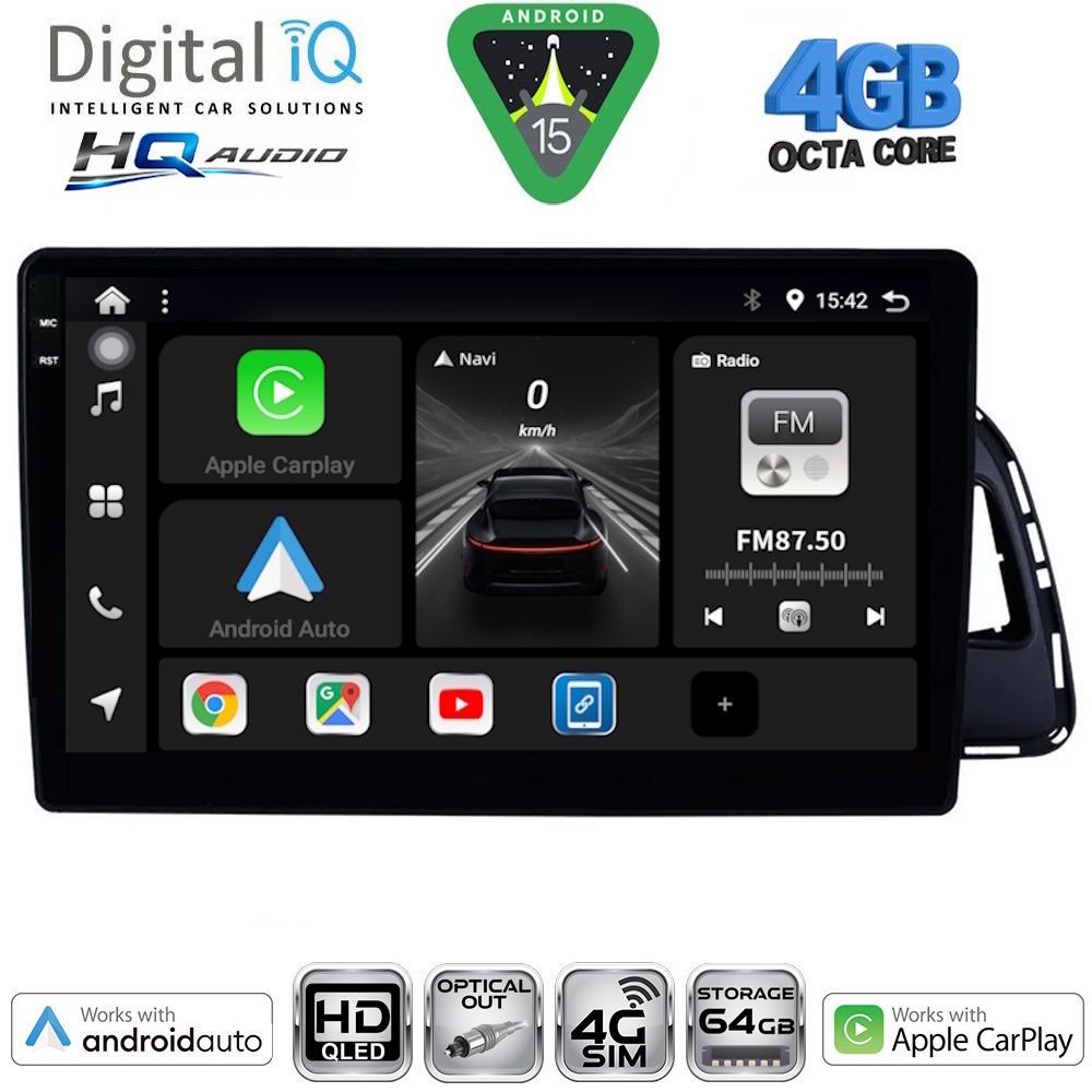 DIGITAL IQ BXK 19015_CPAA (10inc) MULTIMEDIA TABLET for AUDI Q5 mod. 2010-2018 DIGITAL IQ BXK 19015_CPAA (10inc) MULTIMEDIA TABLET for AUDI Q5 mod. 2010-2018