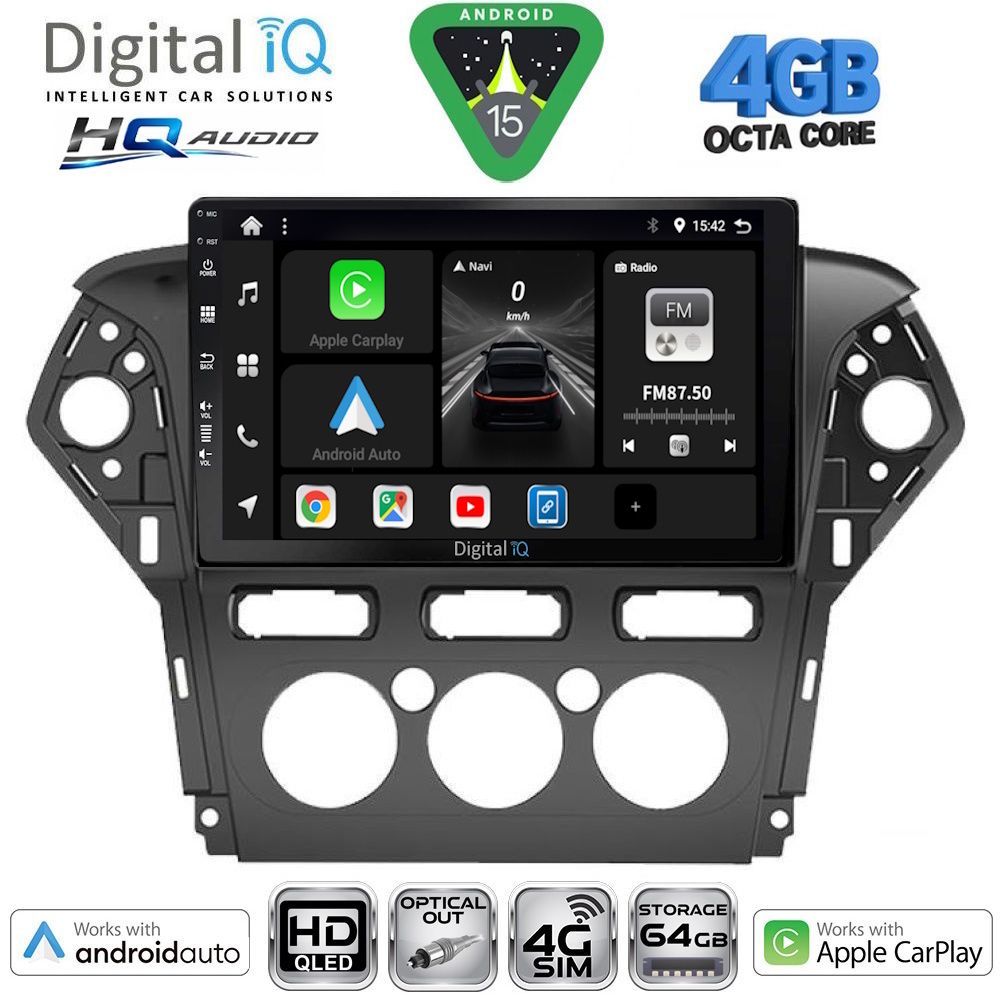 DIGITAL IQ BXK 19163_CPAA A/C (10inc) MULTIMEDIA TABLET for FORD MONDEO mod. 2011-2013 DIGITAL IQ BXK 19163_CPAA A/C (10inc) MULTIMEDIA TABLET for FORD MONDEO mod. 2011-2013