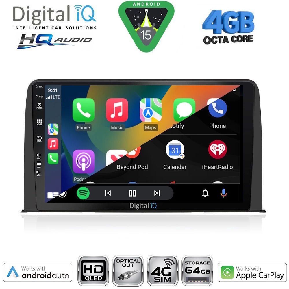 DIGITAL IQ BXK 19199_CPAA (10inc) MULTIMEDIA TABLET for HONDA CRV mod. 2017-2023 DIGITAL IQ BXK 19199_CPAA (10inc) MULTIMEDIA TABLET for HONDA CRV mod. 2017-2023