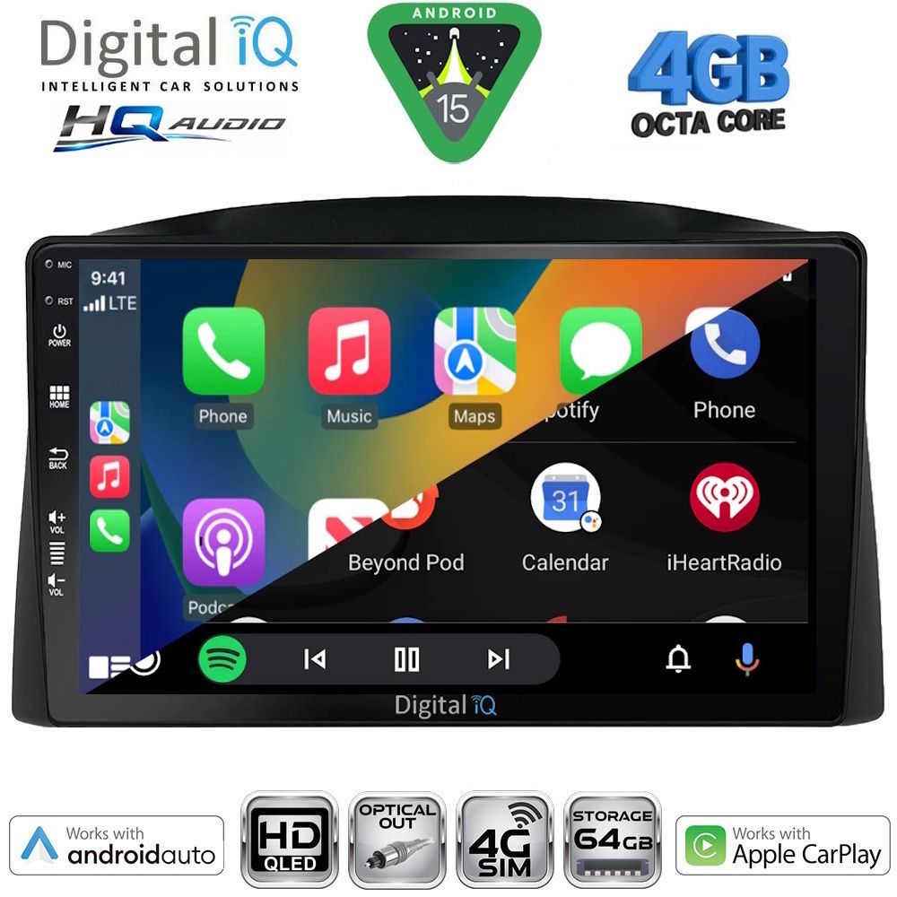 DIGITAL IQ BXK 19271_CPAA (10inc) MULTIMEDIA TABLET for JEEP GRAND CHEROKEE mod. 2005-2007 with Original Navi DIGITAL IQ BXK 19271_CPAA (10inc) MULTIMEDIA TABLET for JEEP GRAND CHEROKEE mod. 2005-2007 with Original Navi