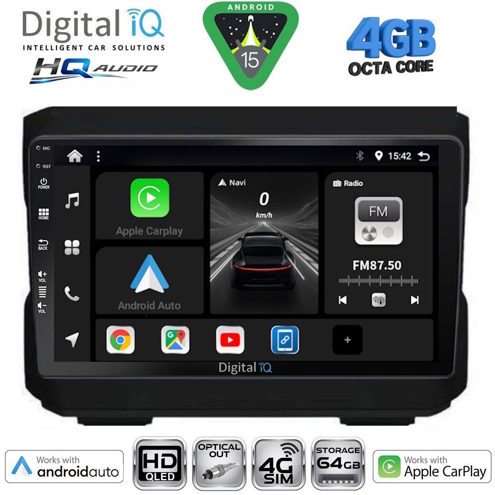 DIGITAL IQ BXK 19272_CPAA (10inc) MULTIMEDIA TABLET for JEEP mod. 2007-2014 - DODGE mod. 2007-2014 DIGITAL IQ BXK 19272_CPAA (10inc) MULTIMEDIA TABLET for JEEP mod. 2007-2014 - DODGE mod. 2007-2014