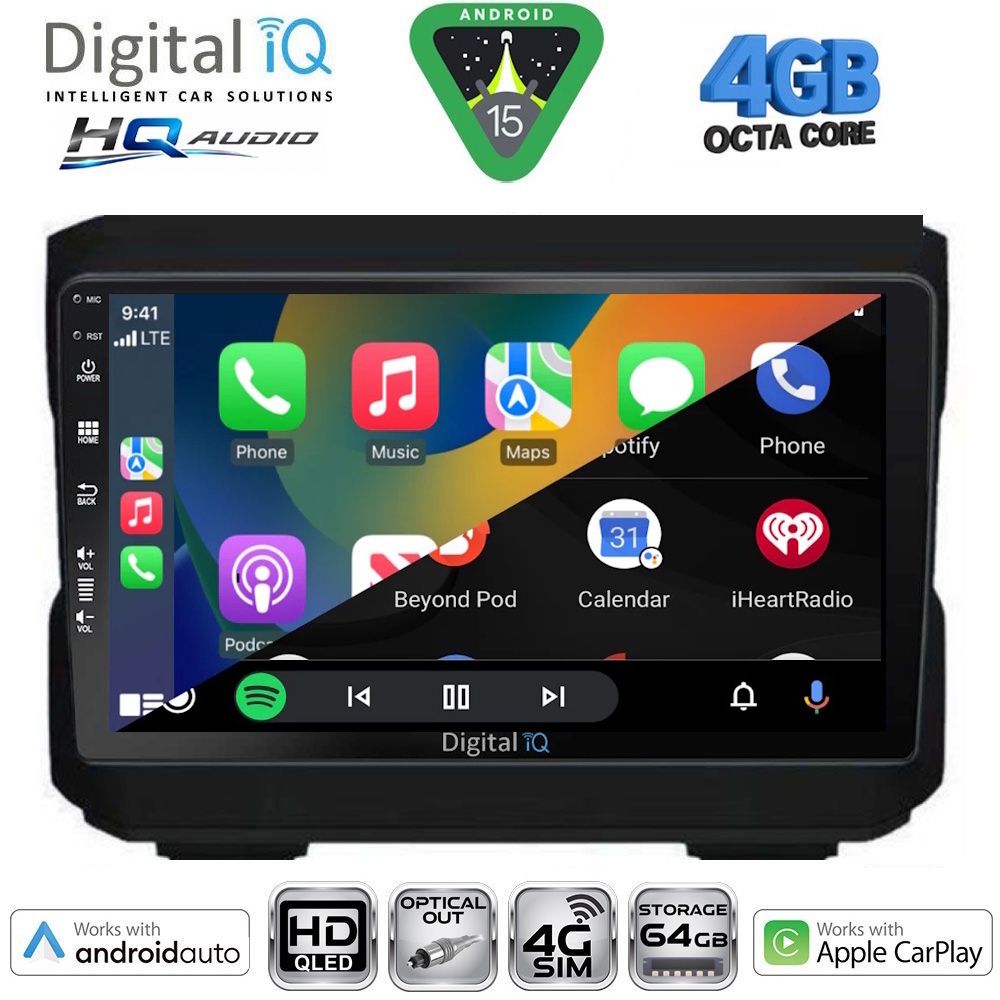 DIGITAL IQ BXK 19272_CPAA (10inc) MULTIMEDIA TABLET for JEEP mod. 2007-2014 - DODGE mod. 2007-2014 DIGITAL IQ BXK 19272_CPAA (10inc) MULTIMEDIA TABLET for JEEP mod. 2007-2014 - DODGE mod. 2007-2014