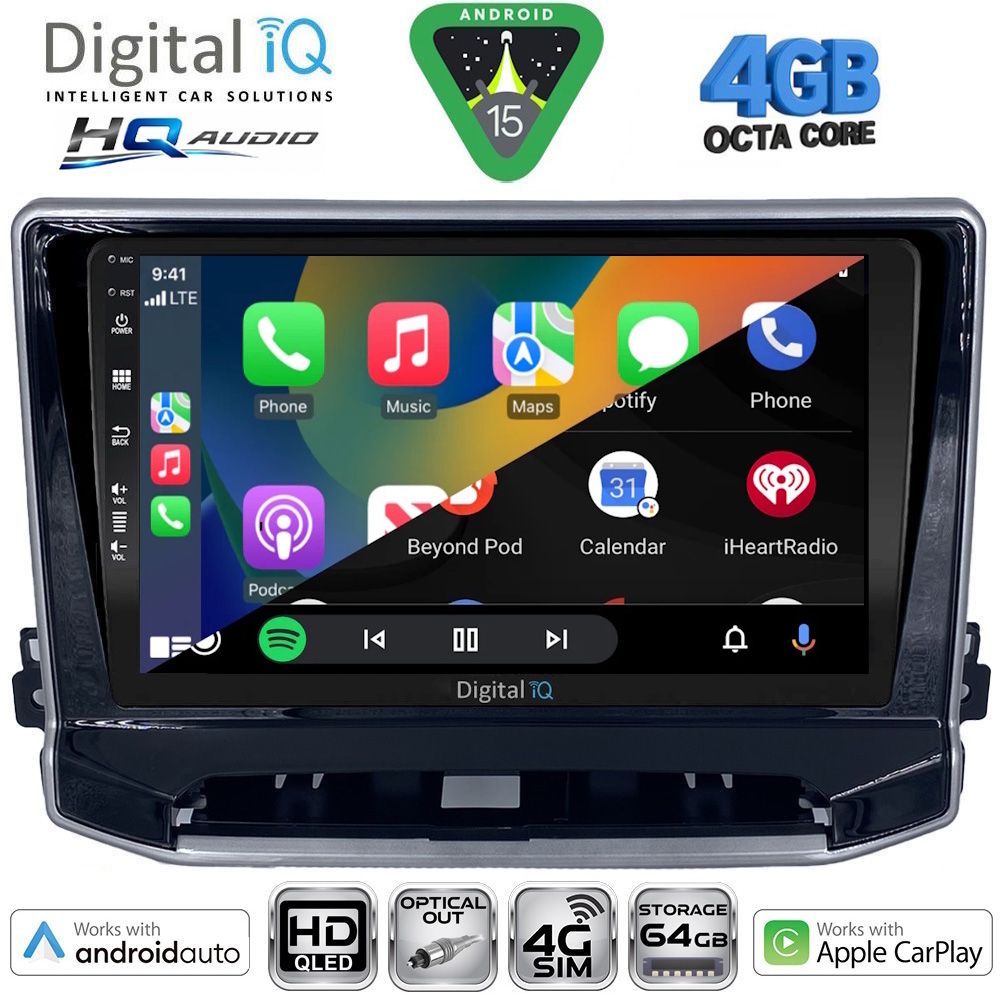 DIGITAL IQ BXK 19279_CPAA (10inc) MULTIMEDIA TABLET for JEEP COMPASS mod. 2022-2026 DIGITAL IQ BXK 19279_CPAA (10inc) MULTIMEDIA TABLET for JEEP COMPASS mod. 2022-2026
