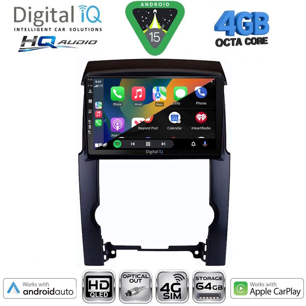 DIGITAL IQ BXK 19318_CPAA (10inc) MULTIMEDIA TABLET for KIA SORENTO mod. 2009-2014 DIGITAL IQ BXK 19318_CPAA (10inc) MULTIMEDIA TABLET for KIA SORENTO mod. 2009-2014