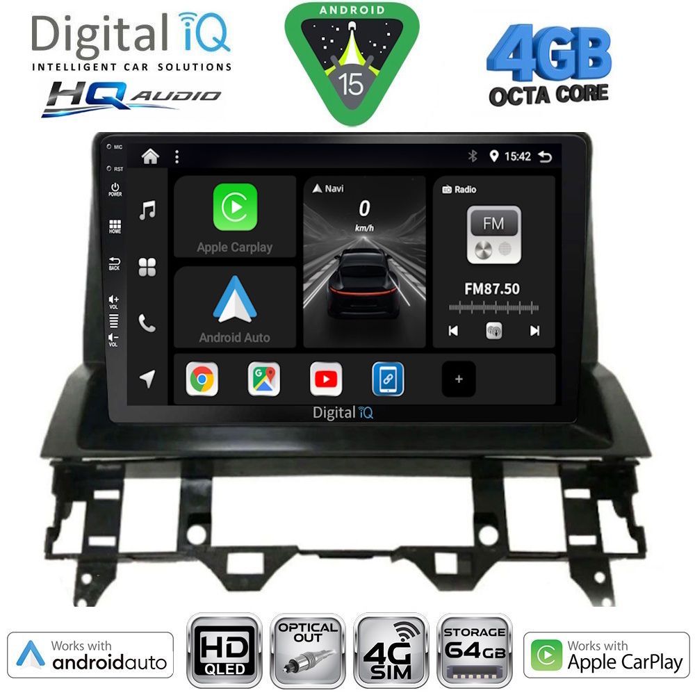 DIGITAL IQ BXK 19376_CPAA DASH (10inc) MULTIMEDIA TABLET for MAZDA 6 mod. 2002-2008 DIGITAL IQ BXK 19376_CPAA DASH (10inc) MULTIMEDIA TABLET for MAZDA 6 mod. 2002-2008