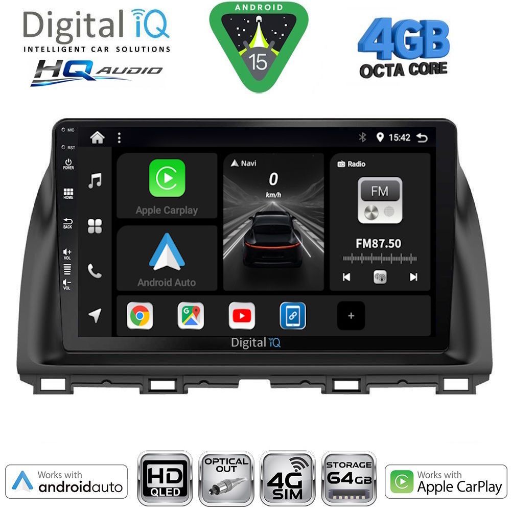 DIGITAL IQ BXK 19380_CPAA (10inc) MULTIMEDIA TABLET for MAZDA CX5 mod. 2013-2017 DIGITAL IQ BXK 19380_CPAA (10inc) MULTIMEDIA TABLET for MAZDA CX5 mod. 2013-2017