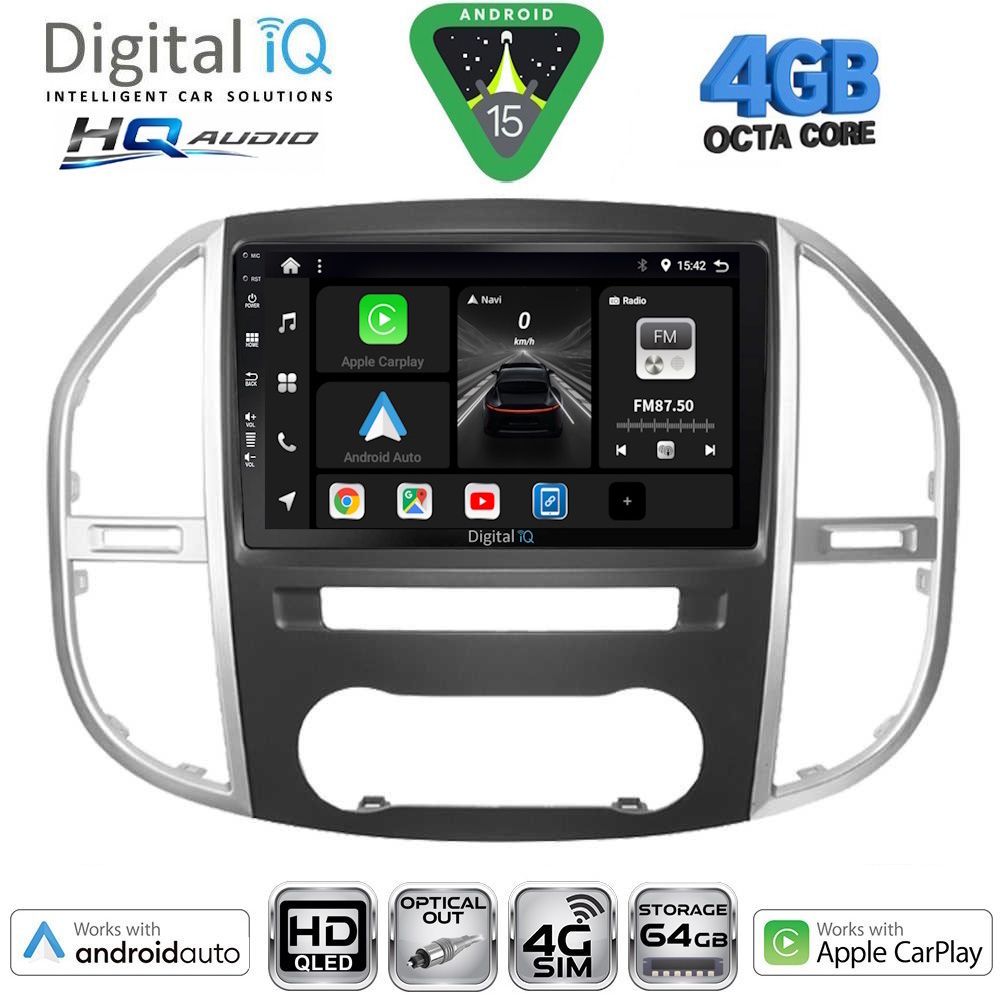 DIGITAL IQ BXK 19429_CPAA (10inc) MULTIMEDIA TABLET for MERCEDES VITO – VIANO (W447) mod. 2015-2024 DIGITAL IQ BXK 19429_CPAA (10inc) MULTIMEDIA TABLET for MERCEDES VITO – VIANO (W447) mod. 2015-2024