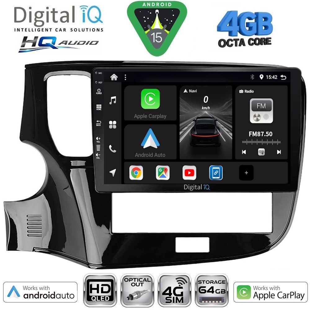 DIGITAL IQ BXK 19440_CPAA (10inc) MULTIMEDIA TABLET for MITSUBISHI OUTLANDER mod. 2020-2022 DIGITAL IQ BXK 19440_CPAA (10inc) MULTIMEDIA TABLET for MITSUBISHI OUTLANDER mod. 2020-2022