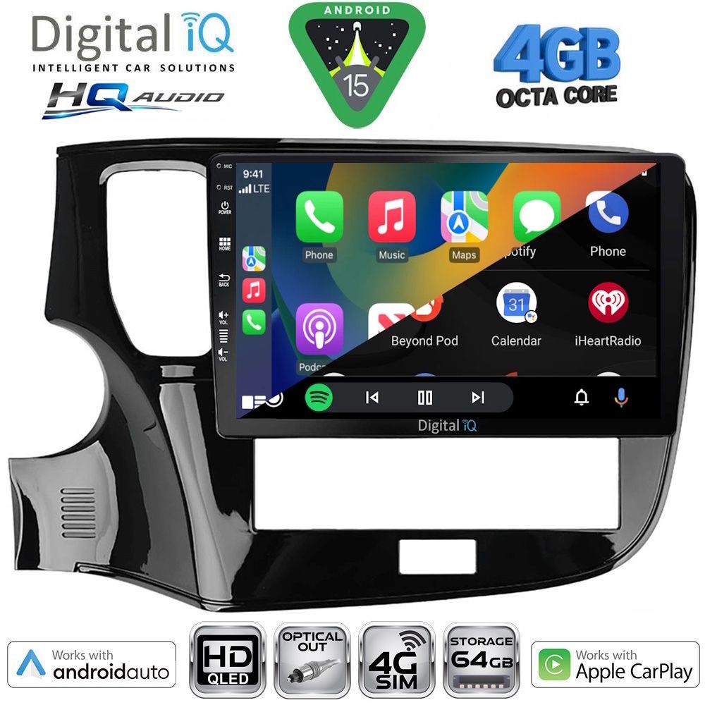 DIGITAL IQ BXK 19440_CPAA (10inc) MULTIMEDIA TABLET for MITSUBISHI OUTLANDER mod. 2020-2022 DIGITAL IQ BXK 19440_CPAA (10inc) MULTIMEDIA TABLET for MITSUBISHI OUTLANDER mod. 2020-2022