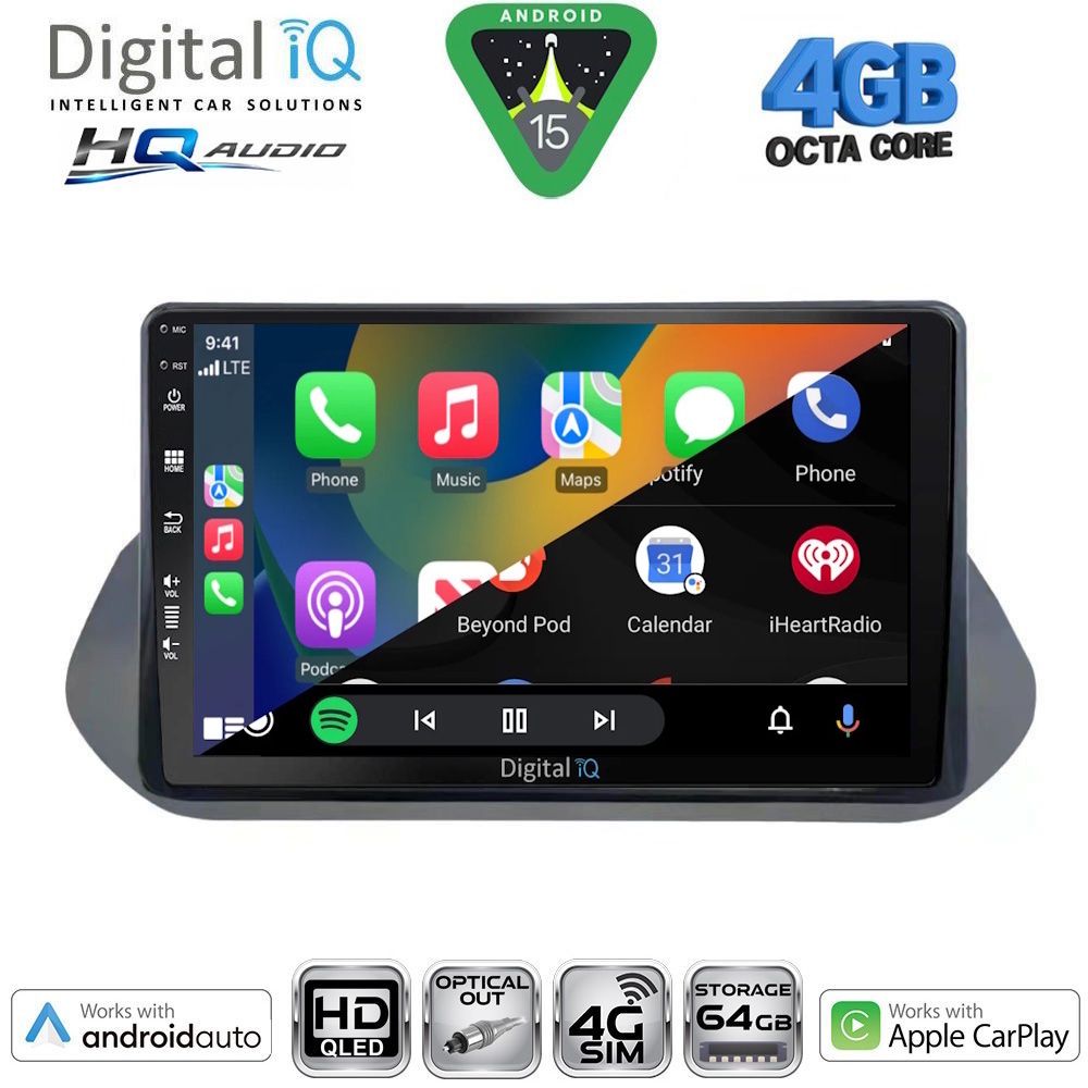 DIGITAL IQ BXK 19469_CPAA (10inc) MULTIMEDIA TABLET for NISSAN QASHQAI mod. 2021-2024 DIGITAL IQ BXK 19469_CPAA (10inc) MULTIMEDIA TABLET for NISSAN QASHQAI mod. 2021-2024