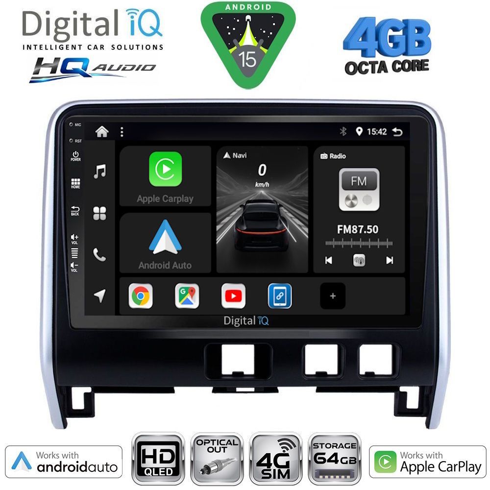 DIGITAL IQ BXK 19471_CPAA (10inc) MULTIMEDIA TABLET for NISSAN SERENA mod. 2016-2022 DIGITAL IQ BXK 19471_CPAA (10inc) MULTIMEDIA TABLET for NISSAN SERENA mod. 2016-2022