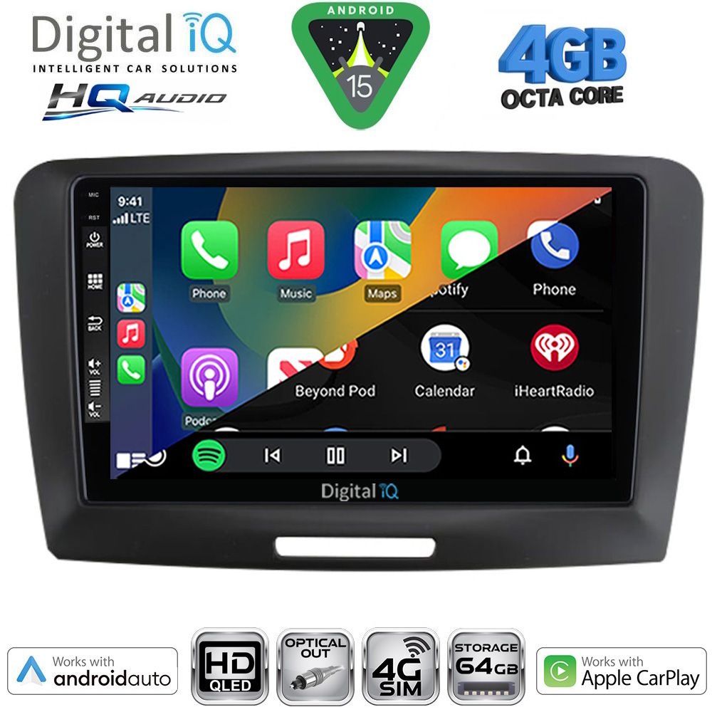 DIGITAL IQ BXK 19604A_CPAA (9inc) MULTIMEDIA TABLET for SKODA SUPERB mod. 2008-2015 DIGITAL IQ BXK 19604A_CPAA (9inc) MULTIMEDIA TABLET for SKODA SUPERB mod. 2008-2015