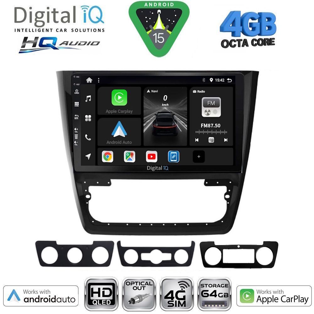 DIGITAL IQ BXK 19610_CPAA (10inc) MULTIMEDIA TABLET for SKODA YETI mod. 2014-2018 DIGITAL IQ BXK 19610_CPAA (10inc) MULTIMEDIA TABLET for SKODA YETI mod. 2014-2018