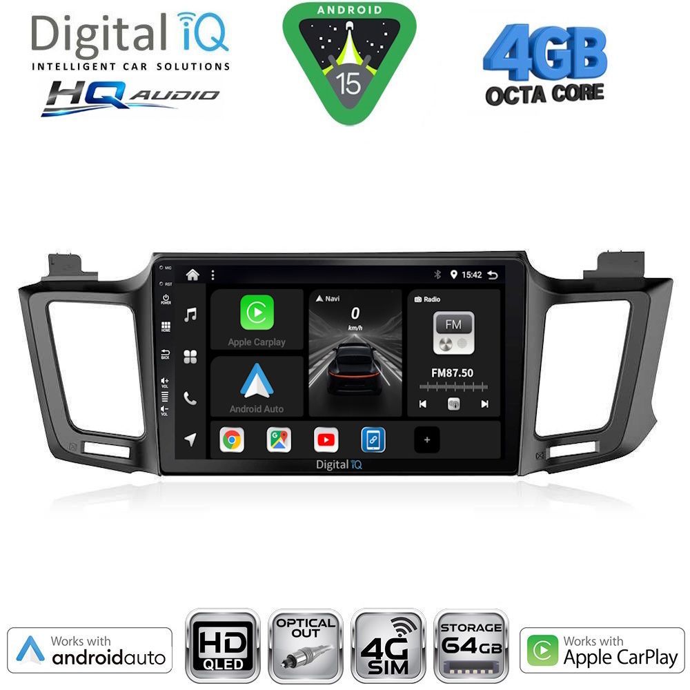 DIGITAL IQ BXK 19733_CPAA (10inc) MULTIMEDIA TABLET for TOYOTA RAV 4 mod. 2013-2019 DIGITAL IQ BXK 19733_CPAA (10inc) MULTIMEDIA TABLET for TOYOTA RAV 4 mod. 2013-2019