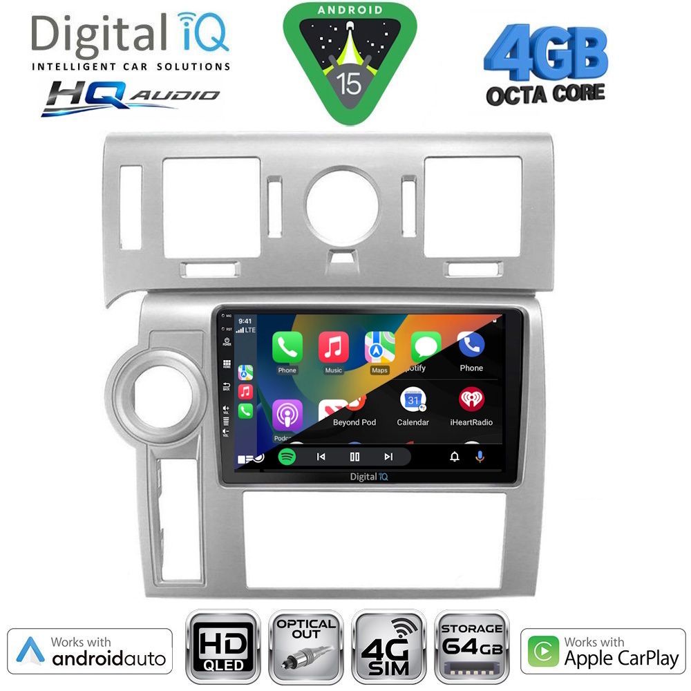 DIGITAL IQ BXK 19216_CPAA (9inc) MULTIMEDIA TABLET for HUMMER H2 mod. 2008-2009 DIGITAL IQ BXK 19216_CPAA (9inc) MULTIMEDIA TABLET for HUMMER H2 mod. 2008-2009