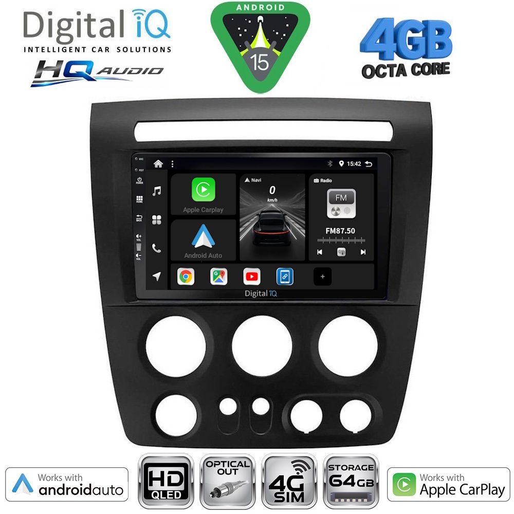 DIGITAL IQ BXK 19218_CPAA (9inc) MULTIMEDIA TABLET for HUMMER H3 mod. 2005-2009 DIGITAL IQ BXK 19218_CPAA (9inc) MULTIMEDIA TABLET for HUMMER H3 mod. 2005-2009