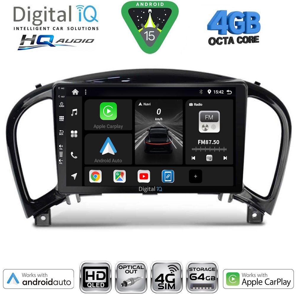 DIGITAL IQ BXK 19452_CPAA (9inc) MULTIMEDIA TABLET for NISSAN JUKE mod. 2009-2020 DIGITAL IQ BXK 19452_CPAA (9inc) MULTIMEDIA TABLET for NISSAN JUKE mod. 2009-2020