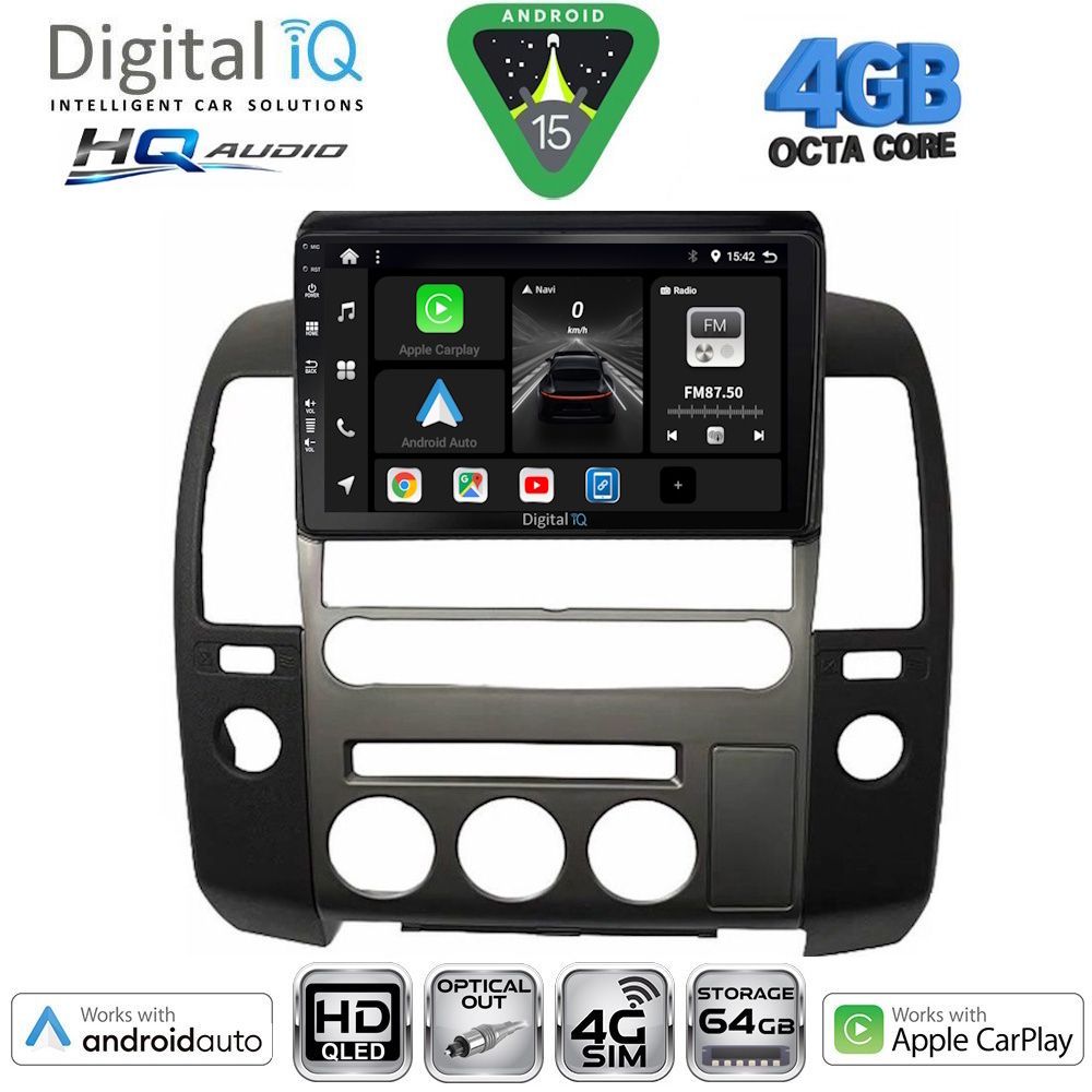 DIGITAL IQ BXK 19454_CPAA (ORIG.NAVI) (9inc) MULTIMEDIA TABLET for NISSAN NAVARA D40 mod. 2006-2011 με Original Navi DIGITAL IQ BXK 19454_CPAA (ORIG.NAVI) (9inc) MULTIMEDIA TABLET for NISSAN NAVARA D40 mod. 2006-2011 με Original Navi