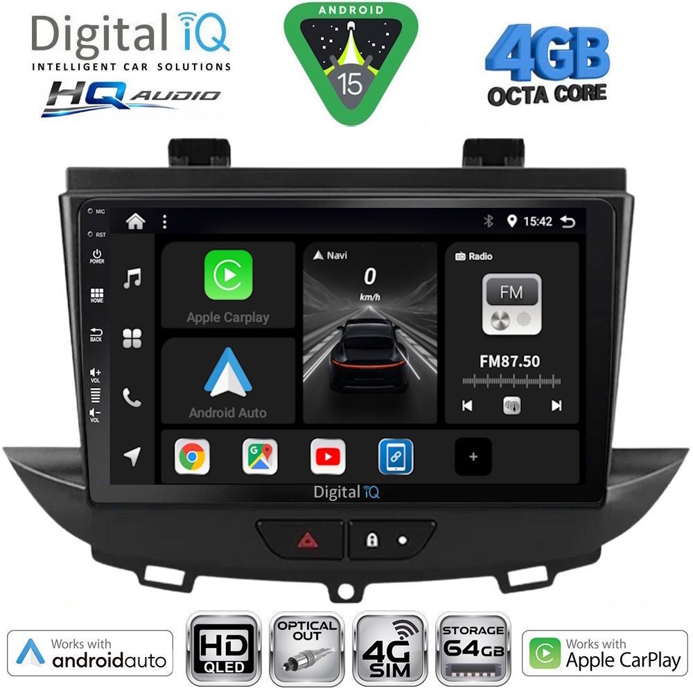 DIGITAL IQ BXK 19490_CPAA (9inc) MULTIMEDIA TABLET for OPEL CROSSLAND – GRANDLAND mod. 2017-2025 DIGITAL IQ BXK 19490_CPAA (9inc) MULTIMEDIA TABLET for OPEL CROSSLAND – GRANDLAND mod. 2017-2025