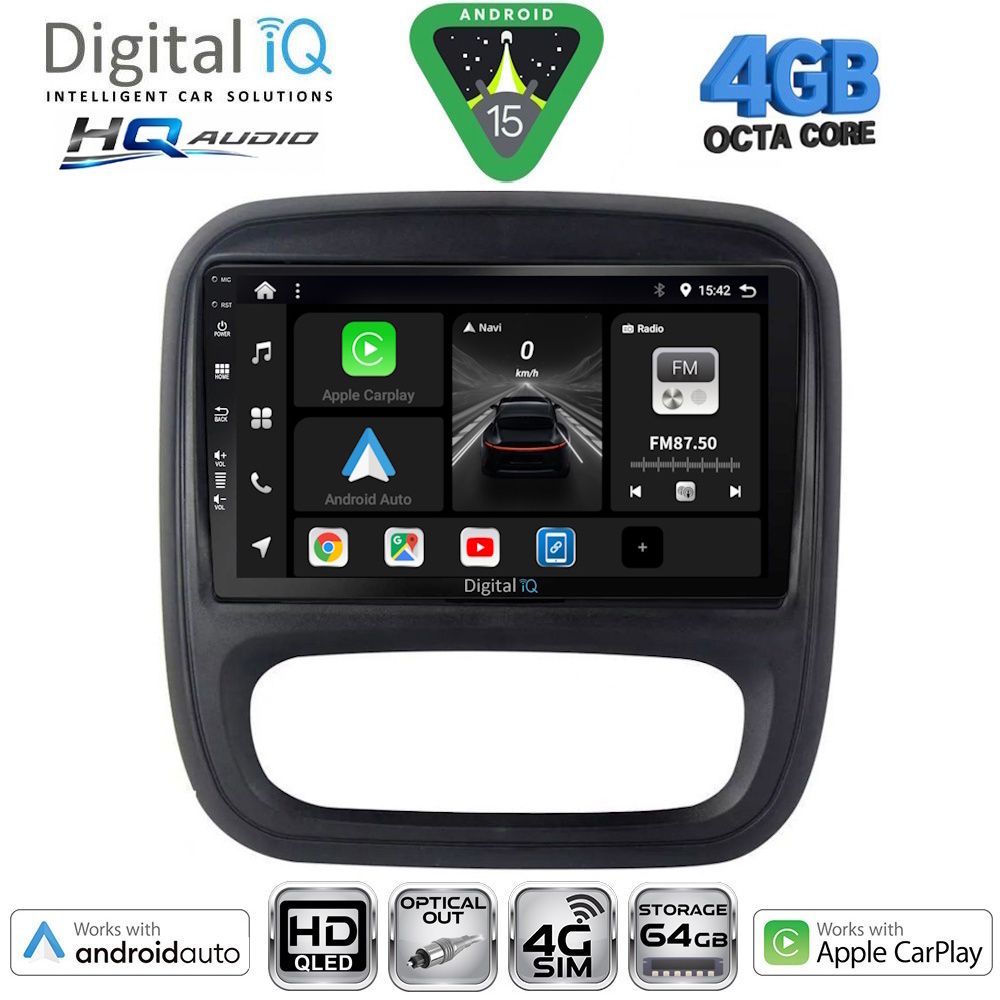 DIGITAL IQ BXK 19499_CPAA (9inc) MULTIMEDIA TABLET for OPEL VIVARO – RENAULT TRAFIC – FIAT TALENDO – NISSAN NV 300 mod. 2014-2019 DIGITAL IQ BXK 19499_CPAA (9inc) MULTIMEDIA TABLET for OPEL VIVARO – RENAULT TRAFIC – FIAT TALENDO – NISSAN NV 300 mod. 2014-2019