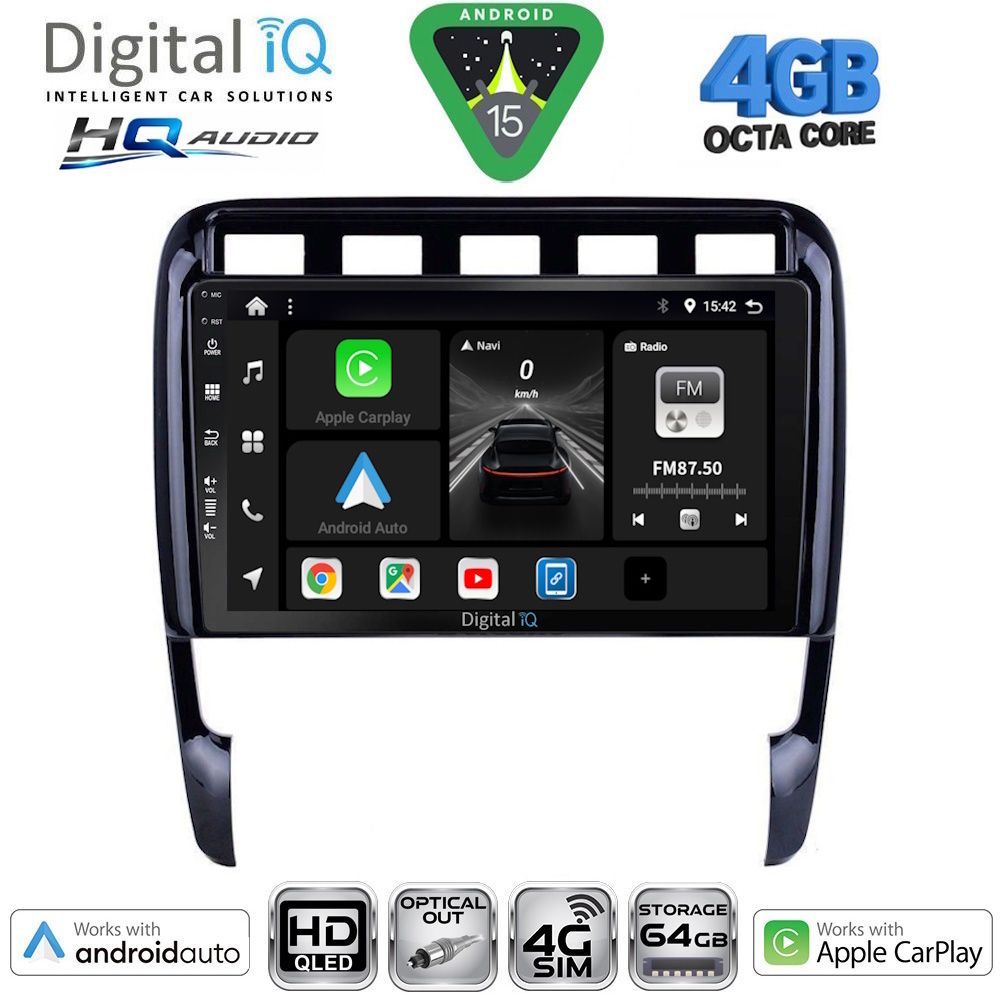DIGITAL IQ BXK 19535_CPAA (9inc) MULTIMEDIA TABLET for PORSCHE CAYENNE mod. 2002-2011 DIGITAL IQ BXK 19535_CPAA (9inc) MULTIMEDIA TABLET for PORSCHE CAYENNE mod. 2002-2011