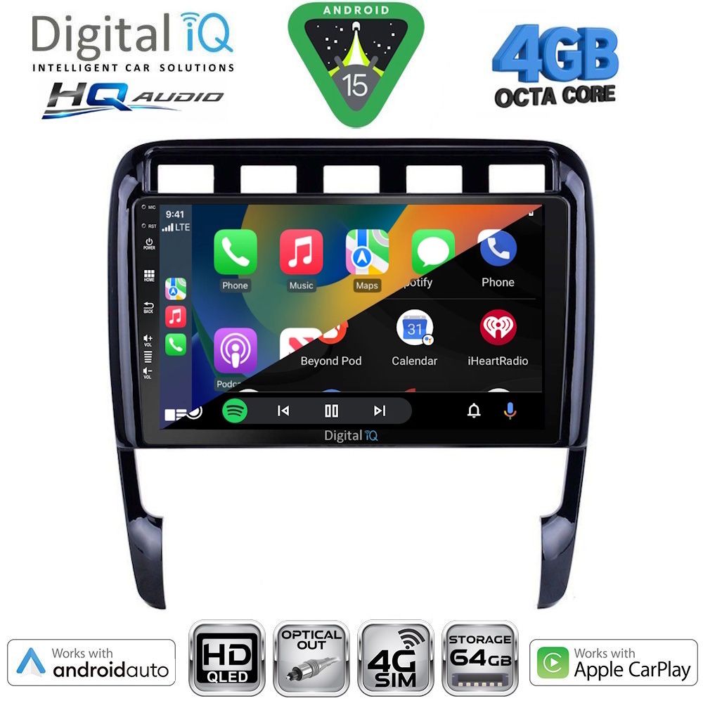 DIGITAL IQ BXK 19535_CPAA (9inc) MULTIMEDIA TABLET for PORSCHE CAYENNE mod. 2002-2011 DIGITAL IQ BXK 19535_CPAA (9inc) MULTIMEDIA TABLET for PORSCHE CAYENNE mod. 2002-2011