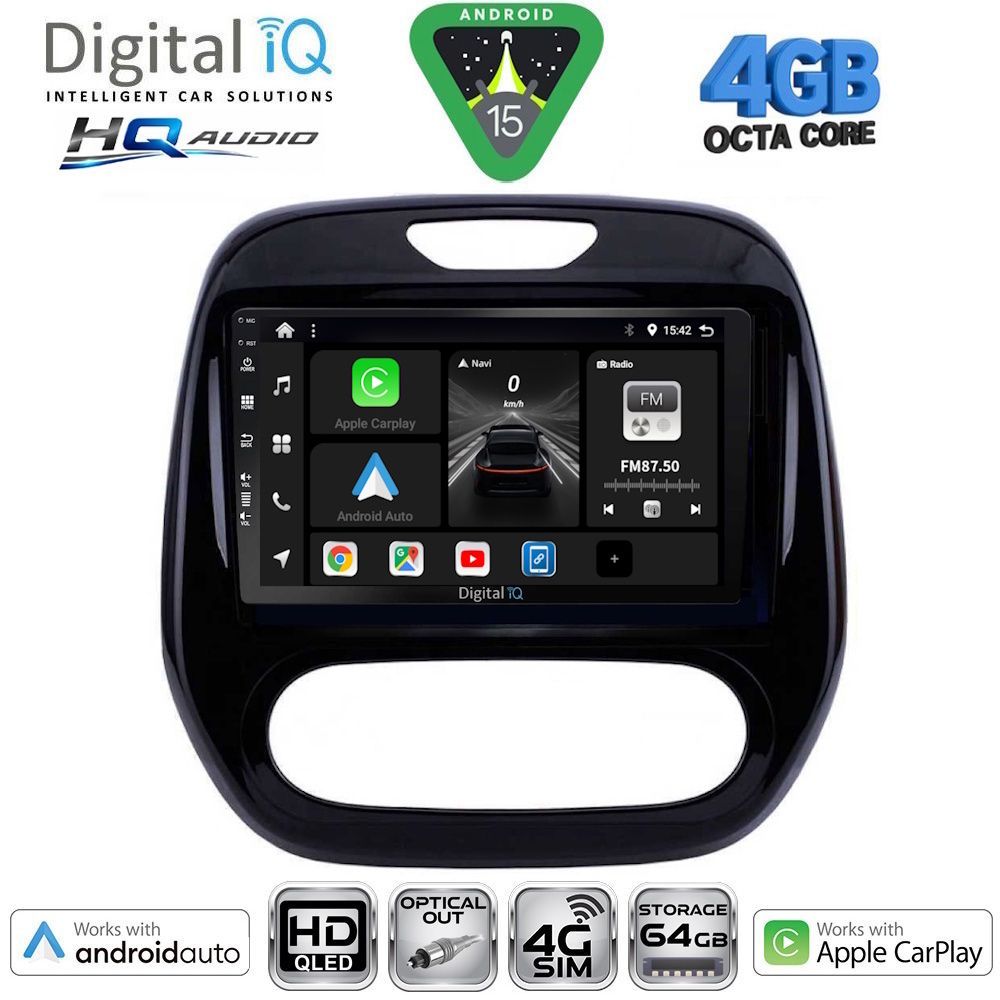 DIGITAL IQ BXK 19542_CPAA (9inc) MULTIMEDIA TABLET for RENAULT CAPTUR mod. 2013-2019 DIGITAL IQ BXK 19542_CPAA (9inc) MULTIMEDIA TABLET for RENAULT CAPTUR mod. 2013-2019