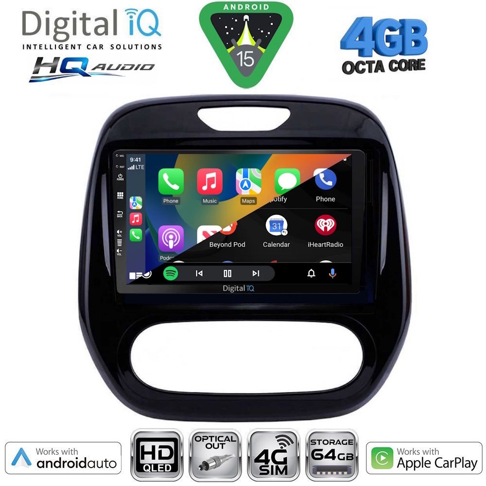 DIGITAL IQ BXK 19542_CPAA (9inc) MULTIMEDIA TABLET for RENAULT CAPTUR mod. 2013-2019 DIGITAL IQ BXK 19542_CPAA (9inc) MULTIMEDIA TABLET for RENAULT CAPTUR mod. 2013-2019