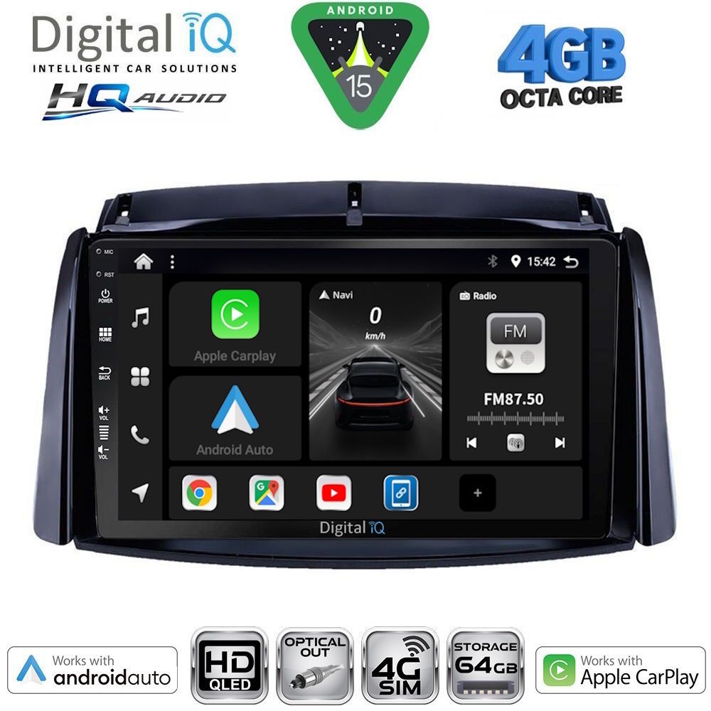 DIGITAL IQ BXK 19551_CPAA (9inc) MULTIMEDIA TABLET for RENAULT KOLEOS mod. 2006-2016 DIGITAL IQ BXK 19551_CPAA (9inc) MULTIMEDIA TABLET for RENAULT KOLEOS mod. 2006-2016