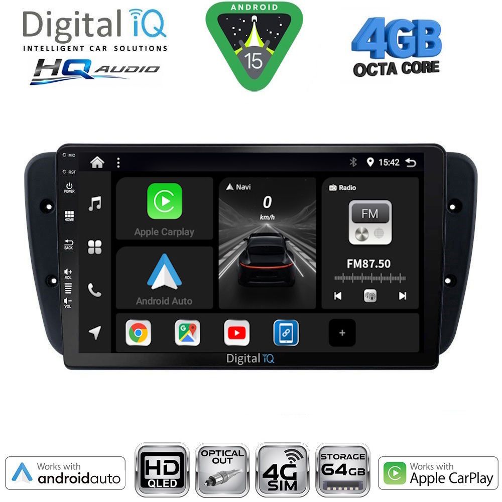 DIGITAL IQ BXK 19571_CPAA (9inc) MULTIMEDIA TABLET for SEAT IBIZA mod. 2008-2015 DIGITAL IQ BXK 19571_CPAA (9inc) MULTIMEDIA TABLET for SEAT IBIZA mod. 2008-2015