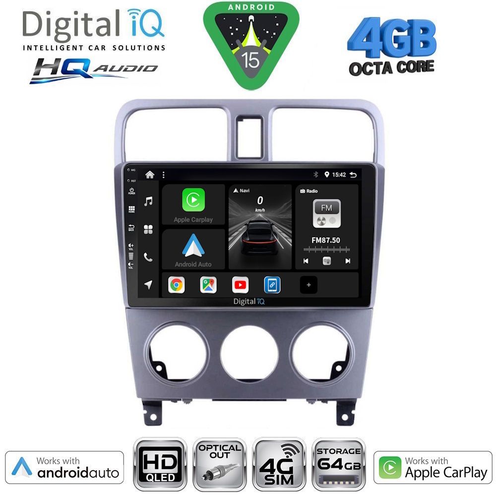 DIGITAL IQ BXK 19661_CPAA (9inc) MULTIMEDIA TABLET for SUBARU FORESTER mod. 2002-2008 DIGITAL IQ BXK 19661_CPAA (9inc) MULTIMEDIA TABLET for SUBARU FORESTER mod. 2002-2008