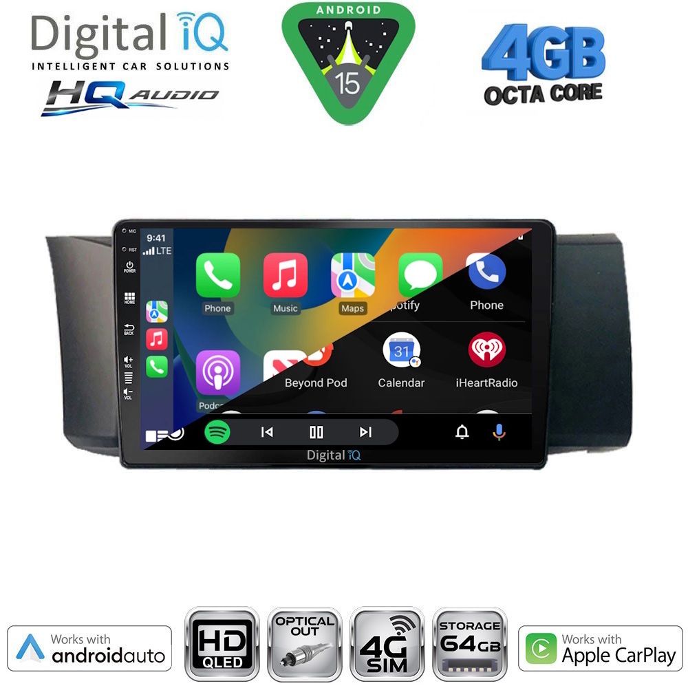DIGITAL IQ BXK 19669_CPAA (9inc) MULTIMEDIA TABLET for TOYOTA GT86 - SUBARU BRZ mod. 2012-2026 DIGITAL IQ BXK 19669_CPAA (9inc) MULTIMEDIA TABLET for TOYOTA GT86 - SUBARU BRZ mod. 2012-2026