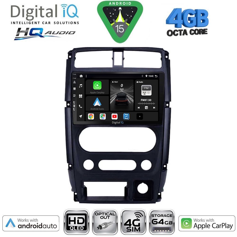 DIGITAL IQ BXK 19678_CPAA (9inc) MULTIMEDIA TABLET for SUZUKI JIMNY mod. 2007-2017 DIGITAL IQ BXK 19678_CPAA (9inc) MULTIMEDIA TABLET for SUZUKI JIMNY mod. 2007-2017