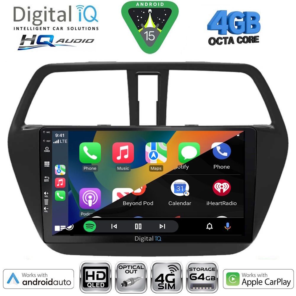 DIGITAL IQ BXK 19689_CPAA (9inc) MULTIMEDIA TABLET for SUZUKI SX4 S-CROSS mod. 2014-2021 DIGITAL IQ BXK 19689_CPAA (9inc) MULTIMEDIA TABLET for SUZUKI SX4 S-CROSS mod. 2014-2021