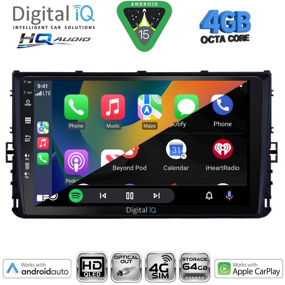 DIGITAL IQ BXK 19758_CPAA (9inc) MULTIMEDIA TABLET for VW POLO – TROC – TCROSS - TAIGO mod. 2017-2026 DIGITAL IQ BXK 19758_CPAA (9inc) MULTIMEDIA TABLET for VW POLO – TROC – TCROSS - TAIGO mod. 2017-2026