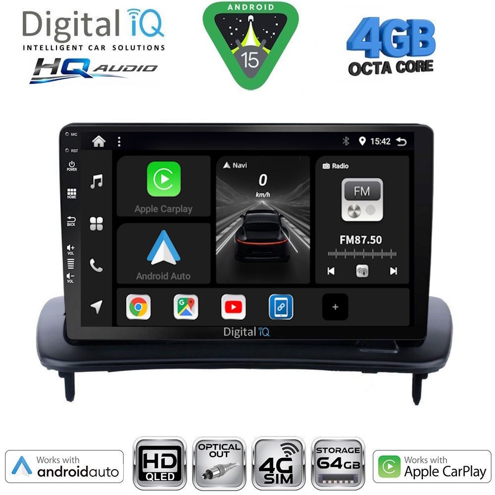 DIGITAL IQ BXK 19783_CPAA (9inc) MULTIMEDIA TABLET for VOLVO C30 - S40 mod. 2004-2013 DIGITAL IQ BXK 19783_CPAA (9inc) MULTIMEDIA TABLET for VOLVO C30 - S40 mod. 2004-2013