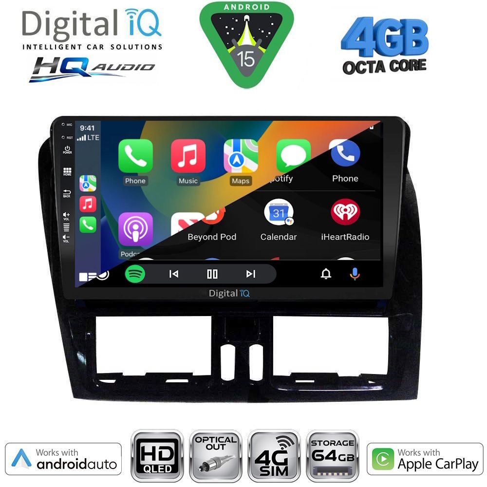 DIGITAL IQ BXK 19787_CPAA (9inc) MULTIMEDIA TABLET for VOLVO XC60 mod. 2009-2017 DIGITAL IQ BXK 19787_CPAA (9inc) MULTIMEDIA TABLET for VOLVO XC60 mod. 2009-2017