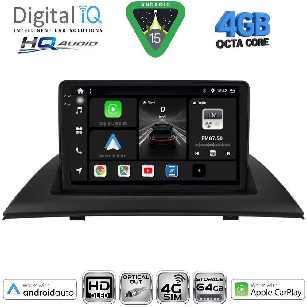 DIGITAL IQ BXK 19058_CPAA (9inc) MULTIMEDIA TABLET for BMW X3 (E83) mod. 2003-2010 DIGITAL IQ BXK 19058_CPAA (9inc) MULTIMEDIA TABLET for BMW X3 (E83) mod. 2003-2010