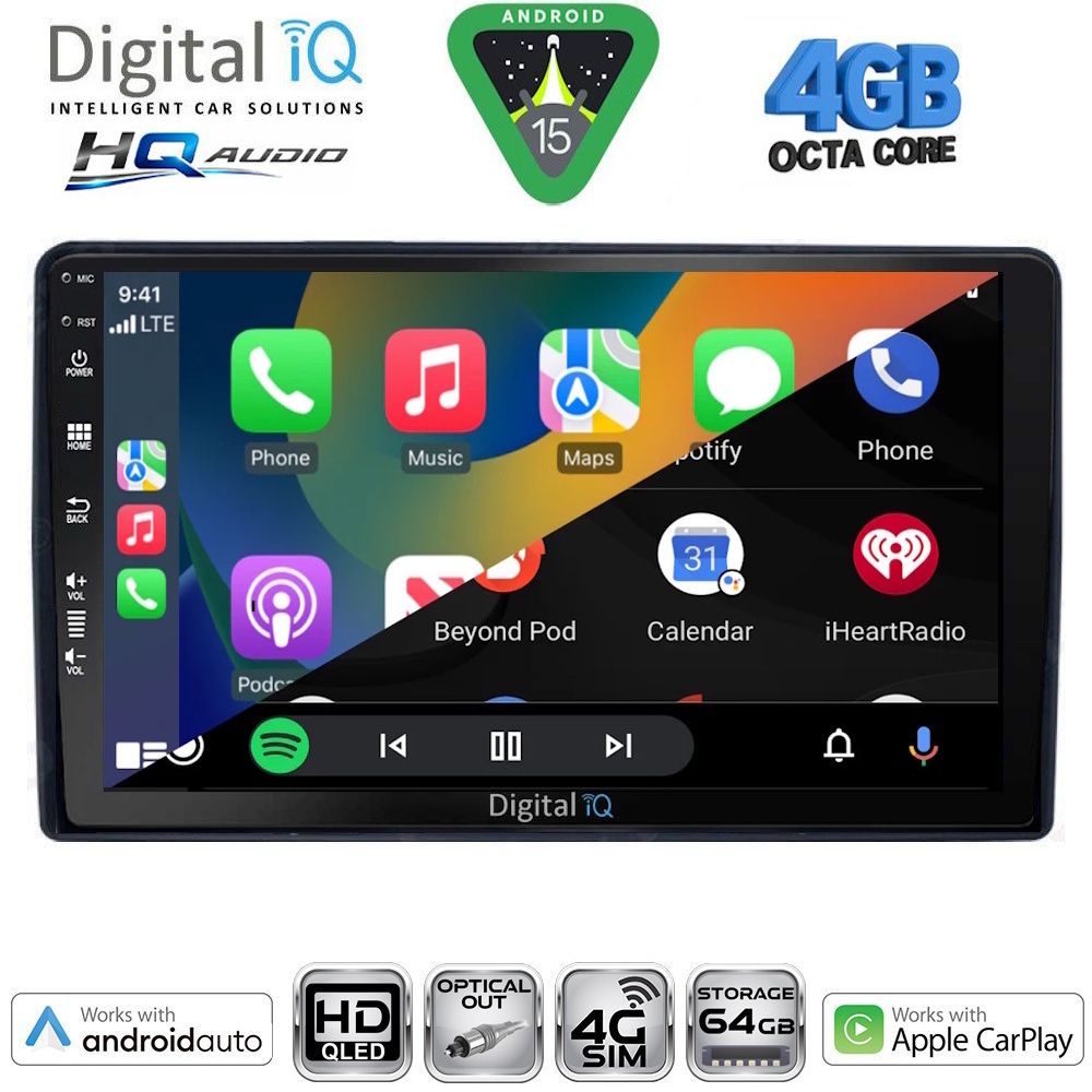 DIGITAL IQ BXK 19081_CPAA (9inc) MULTIMEDIA TABLET for CITROEN – PEUGEOT mod. 2008-2018 DIGITAL IQ BXK 19081_CPAA (9inc) MULTIMEDIA TABLET for CITROEN – PEUGEOT mod. 2008-2018