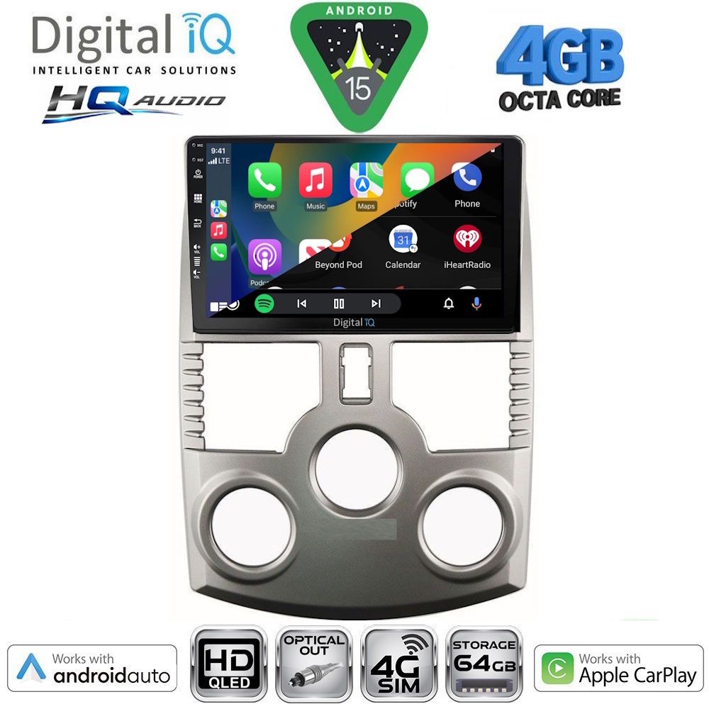 DIGITAL IQ BXK 19126_CPAA (9inc) MULTIMEDIA TABLET for DAIHATSU TERIOS mod. 2006-2017 DIGITAL IQ BXK 19126_CPAA (9inc) MULTIMEDIA TABLET for DAIHATSU TERIOS mod. 2006-2017
