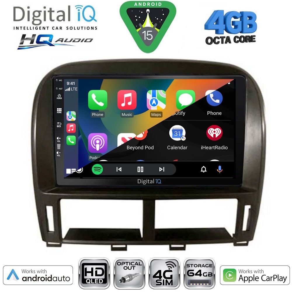 DIGITAL IQ BXK 19343_CPAA (9inc) MULTIMEDIA TABLET for LEXUS LS 430 – XF 430 mod. 2000-2006 DIGITAL IQ BXK 19343_CPAA (9inc) MULTIMEDIA TABLET for LEXUS LS 430 – XF 430 mod. 2000-2006