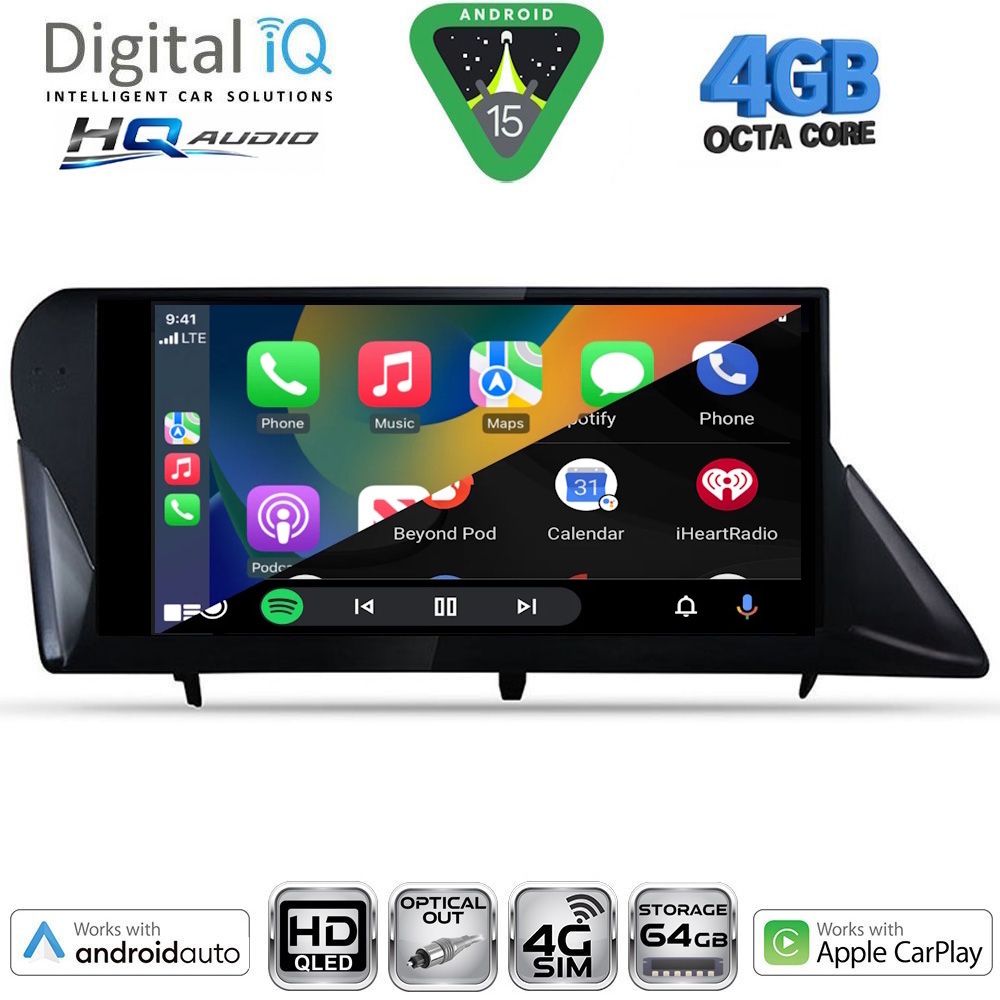 DIGITAL IQ BXK 19346_CPAA (9inc) MULTIMEDIA TABLET for LEXUS RX mod. 2009-2014 DIGITAL IQ BXK 19346_CPAA (9inc) MULTIMEDIA TABLET for LEXUS RX mod. 2009-2014