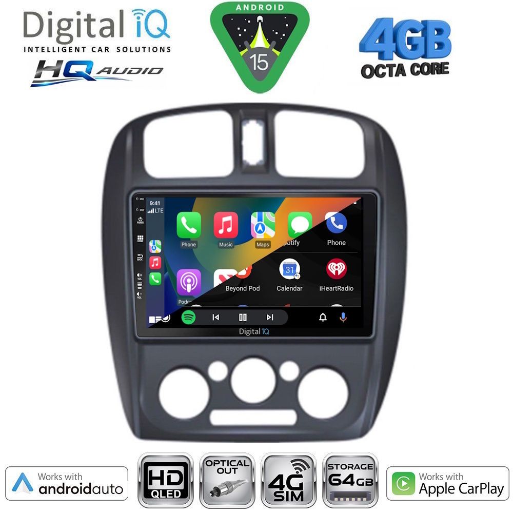 DIGITAL IQ BXK 19363_CPAA (9inc) MULTIMEDIA TABLET for MAZDA 323 mod. 1998-2004 DIGITAL IQ BXK 19363_CPAA (9inc) MULTIMEDIA TABLET for MAZDA 323 mod. 1998-2004