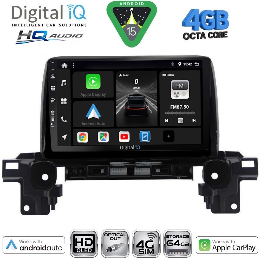 DIGITAL IQ BXK 19381_CPAA (9inc) MULTIMEDIA TABLET for MAZDA CX5 mod. 2017-2025 DIGITAL IQ BXK 19381_CPAA (9inc) MULTIMEDIA TABLET for MAZDA CX5 mod. 2017-2025