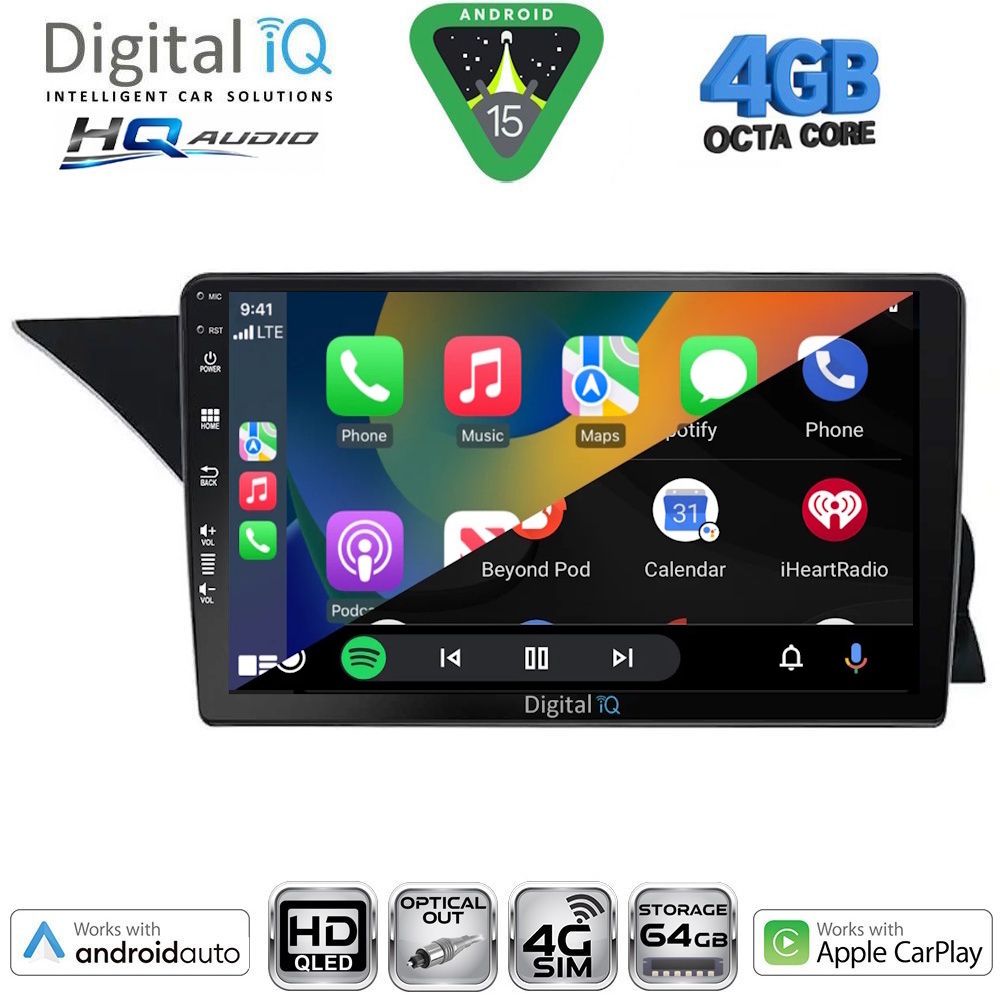 DIGITAL IQ BXK 19412_CPAA (NTG 4.5) (9inc) MULTIMEDIA TABLET for MERCEDES GLK (X204) mod. 2013-2017 DIGITAL IQ BXK 19412_CPAA (NTG 4.5) (9inc) MULTIMEDIA TABLET for MERCEDES GLK (X204) mod. 2013-2017