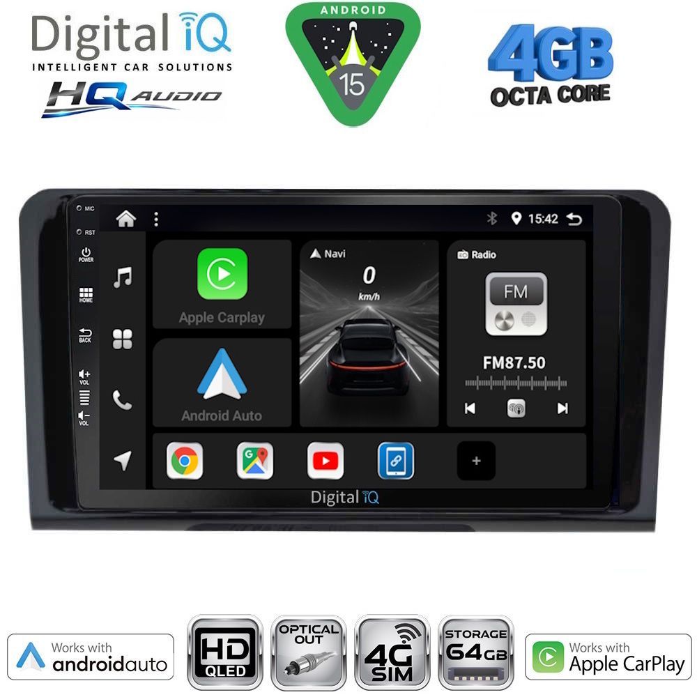 DIGITAL IQ BXK 19414_CPAA (9inc) MULTIMEDIA TABLET for MERCEDES ML (W164) – GL (X164) mod. 2005-2011 DIGITAL IQ BXK 19414_CPAA (9inc) MULTIMEDIA TABLET for MERCEDES ML (W164) – GL (X164) mod. 2005-2011